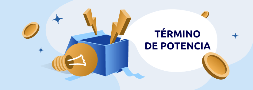 Término de potencia luz